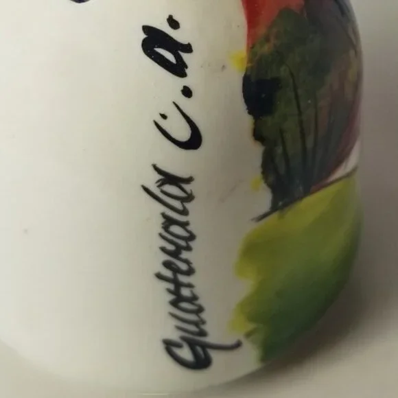 Guatemala’s Colorful Ceramic Bell, Hand-Painted Folk Art  Decorative Souvenir - Picture 11 of 15